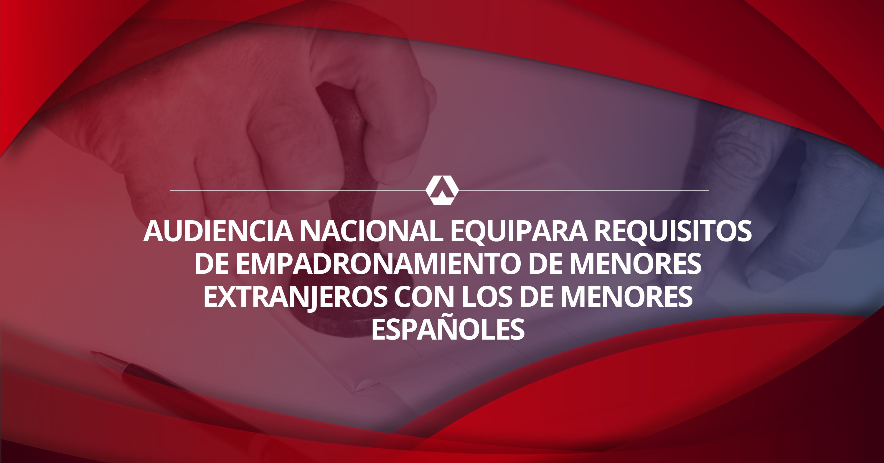 Empadronamiento de menores